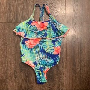 Penelope Mack Tropical One Piece Swimsuit, Size 6